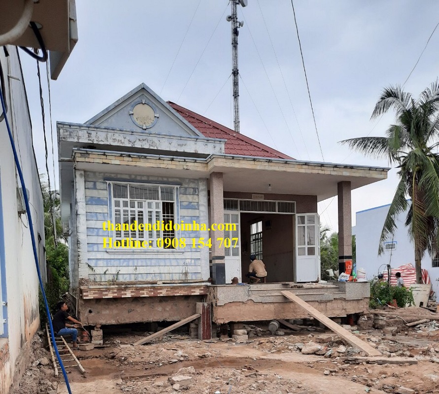 Di dời nhà 70m ở Bến Tre